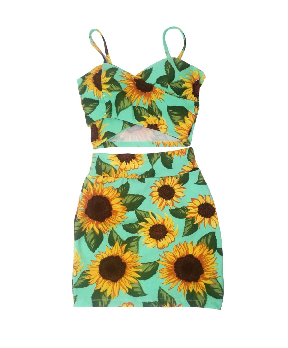 Conjunto Girassol Cropped + Saia - foto 2
